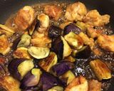 とろとろ茄子とサクサク鶏の甘酢旨ダレ♪作り方5写真