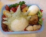 妖怪ウォッチ☆☆トゲニャンのキャラ弁☆☆作り方11写真