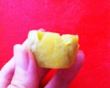 1歳バースデーケーキに❤さつまいもの王冠作り方7写真