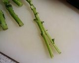 春菊の茎なめたけ和え作り方2写真