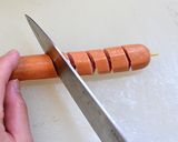らせんソーセージのホットドッグ作り方1写真