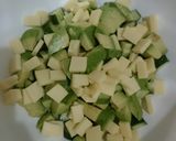 子供も喜ぶ!サイコロ野菜サラダ♡作り方2写真