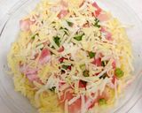 テケトー料理17☆お好み焼き風ドリア作り方3写真