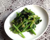 ほうれん草の胡麻和え 春菊や葉物で♡作り方7写真