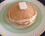 りんごのふんわりもちもちパンケーキ作り方7写真