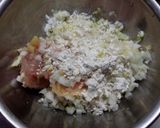 白菜の芯を使ったシャキシャキ鶏つくね♡作り方3写真