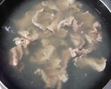 ☆春菊と豚肉のからしマヨポン☆作り方2写真