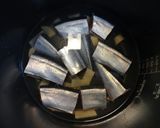 圧力鍋／骨まで食べれる秋刀魚の甘露煮作り方2写真