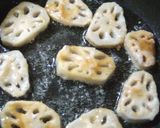 揚げ焼きでＯＫ☆簡単☆レンコンの唐揚げ作り方4写真