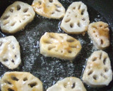 揚げ焼きでＯＫ☆簡単☆レンコンの唐揚げ作り方4写真