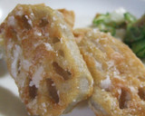 揚げ焼きでＯＫ☆簡単☆レンコンの唐揚げ作り方6写真