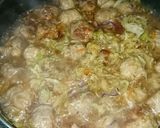 豚こま肉の簡単カツ煮風カツ丼作り方6写真