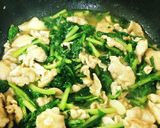 大根の葉と豚肉のニンニク醤油炒め作り方5写真