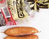 簡単１本で２人♪弁当サイズなソーセー人⭐作り方1写真