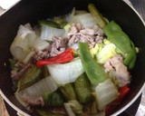 体が温まる！白菜と豚肉ししとう煮作り方4写真