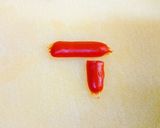 キャラ弁*雪だるまキティちゃん作り方3写真