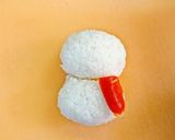 キャラ弁*雪だるまキティちゃん作り方4写真