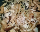 豚肉ときのこのクリーム煮☆グラタン風★作り方6写真