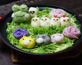 大根おろしアート♪かえるちゃん♪作り方7写真