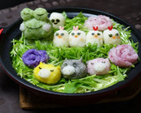 大根おろしアート♪かえるちゃん♪作り方7写真