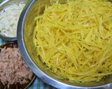 ［簡単＊カリホク］じゃが芋と鮭のガレット作り方1写真