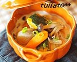＊ほたて缶で：里芋＆南瓜の和風ちゃうだ～作り方8写真