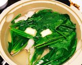 ほうれん草と豚バラ肉だけ！うちの山賊鍋作り方3写真