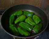 ピーマンの肉詰め照り焼き仕上げ作り方4写真