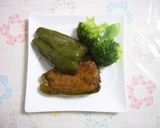 ピーマンの肉詰め照り焼き仕上げ作り方5写真