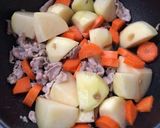 めんつゆ薄味✿肉じゃが✿作り方1写真