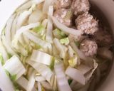 取り分け可☆もやし鶏団子と白菜のスープ煮作り方6写真