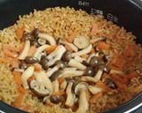 豚の角煮の煮汁で炊き込みご飯作り方4写真
