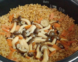 豚の角煮の煮汁で炊き込みご飯作り方4写真
