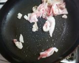 わさび菜と豚ばら肉の卵とじ作り方6写真