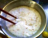 うに飯の長芋淡雪かまくら包み・銀あんがけ作り方1写真