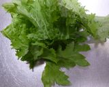わさび菜としゃけフレークのおにぎり作り方2写真