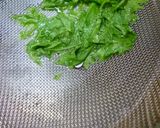 わさび菜としゃけフレークのおにぎり作り方4写真