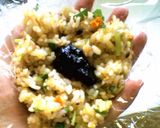 うに飯の長芋淡雪かまくら包み・銀あんがけ作り方4写真