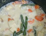 かぶと高野豆腐の具だくさんミルクスープ作り方5写真