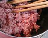 ♪お肉のそぼろ♪作り方1写真