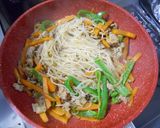 春雨と豚肉のゴマ風味炒め作り方5写真