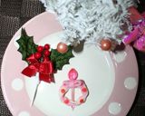 クリスマスに♡ピンクと白のリース作り方3写真