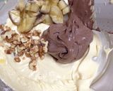 焼バナナとクルミのチョコマーブルケーキ作り方4写真