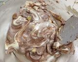 焼バナナとクルミのチョコマーブルケーキ作り方5写真
