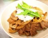 簡単★レンコンと豚肉の甘辛炒め作り方7写真