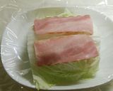 レンジでミルフィユベーコン白菜♪作り方2写真