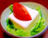 水菜と豆腐 ケーキ風サラダ冷や奴作り方6写真