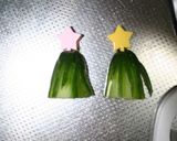 クリスマスに♡キュウリで簡単ツリー作り方1写真