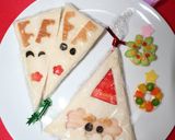 クリスマスに♡サンタとトナカイサンド作り方9写真
