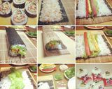 簡単♡お家でサラダ巻き作り方6写真